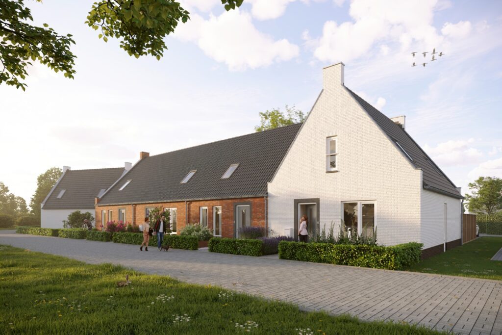 Herpen - 19 sociale huurwoningen Mooiland - bouwplaats