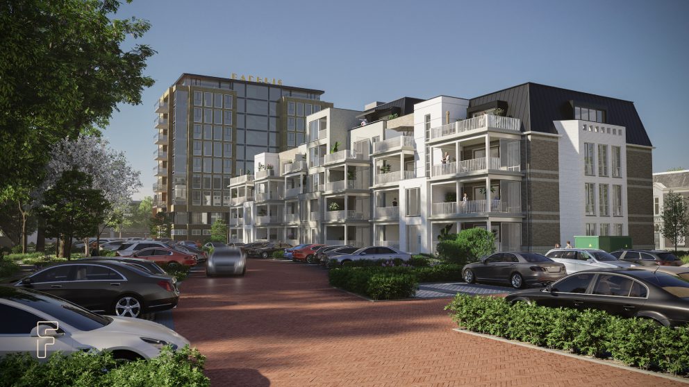 Impressie appartementengebouw Wemen Weelde in Hengelo